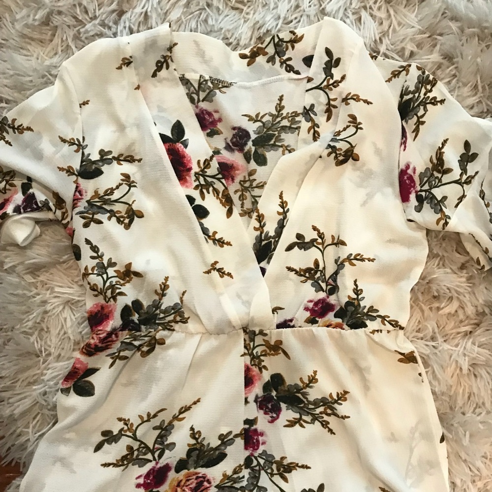 Floral rompers